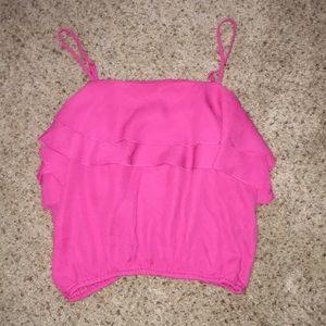 Charlotte Russe Ruffle Tank